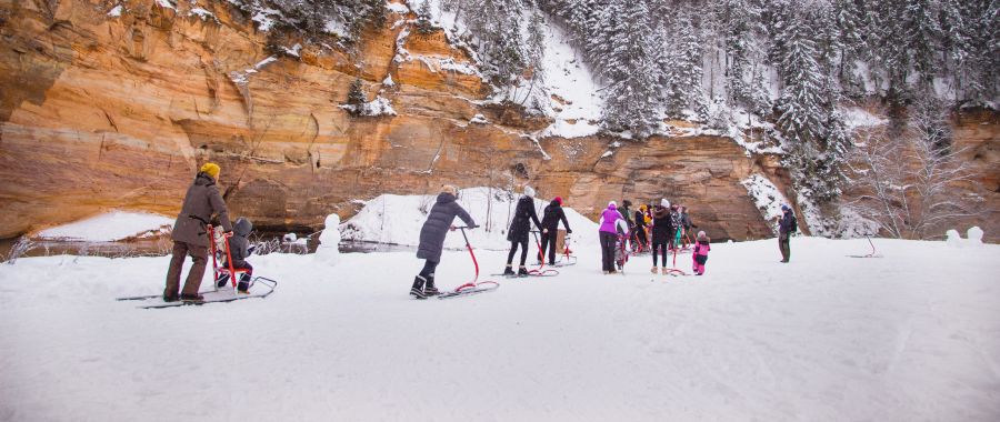 Kick-sled Tour in Taevaskoja